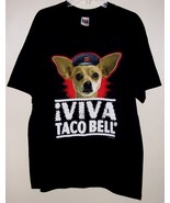 Taco Bell Chihuahua T Shirt Vintage 1998 Viva Taco Bell Gidget Size Large - $64.99