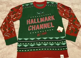 New Hallmark Channel  #1 Fan Ugly Holiday  Christmas  Sweater Unisex - £22.07 GBP