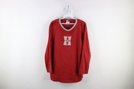 Vtg 90s Tommy Hilfiger Mens L Faded Spell Out Big Logo Long Sleeve T-Shirt USA - £30.99 GBP