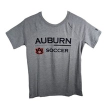 Auburn Soccer Shirt Womens Size Small Tigers Team Athletic Top Grey Under Armour - £19.25 GBP
