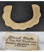 ANTIQUE bib pearl necklace &quot;Top Hit&quot; Baar &amp; Beards Inc Japan old ESTATE ... - $39.99