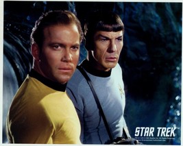 William Shatner &amp; Leonard Nimoy Star Trek TOS 8x10 Publicity Photo Kirk &amp; Spock - £11.95 GBP