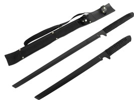 Munetoshi 2pc. Black/Gold/Silver/Rainbow Machete Set Shinobi with Nylon ... - $19.78