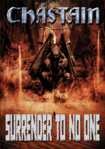 CHASTAIN Surrender to No One FLAG CLOTH POSTER CD HEAVY METAL - $20.00