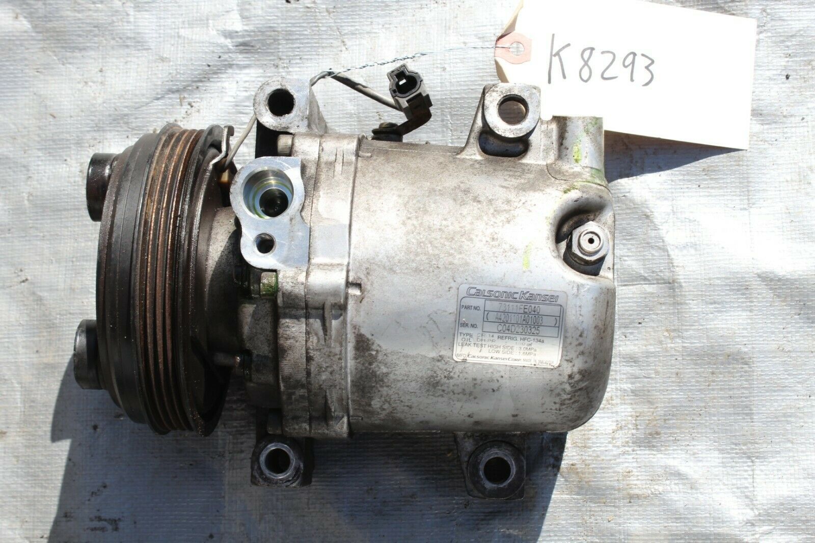 2005 SAAB 9-2 A/C AIR CONDITION COMPRESSOR K8293 - $86.00