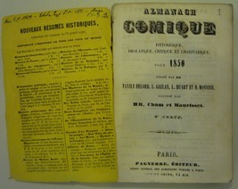 Almanach comique. Pittoresque, drolatique, critique et charivarique - $99.00