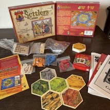 The Settlers of Catan by Klaus Teuber Mayfair Games #483 Complete Wooden 2003 - £27.63 GBP