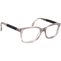 Chanel Eyeglasses 3228-Q c.1303 Matte Wolf Gray/Black Leather Italy 51[]17 135 - £200.45 GBP