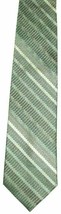 Piatelli Versailles Men&#39;s BEAUTIFUL 100% Silk Neck Tie Gray White Stripe... - £5.27 GBP