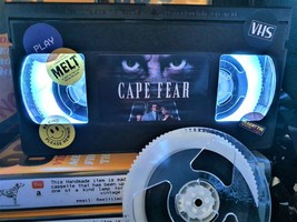 Cape Fear Retro VHS Tape Night Light table lamp,Top Quality! Amazing  - £19.94 GBP