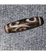 Unique Old Himalayan Indo Tibetan Agate Bead 4 eyes pattern Amulet - €54,35 EUR