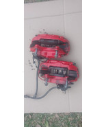 2014-2019 MASERATI GHIBLI REAR LEFT &amp; RIGHT RED BREMBO BRAKE CALIPERS W/... - $406.13 CAD