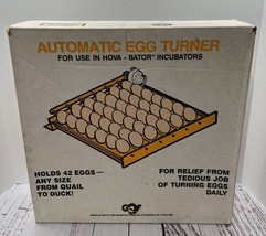 Automatic Egg Turner 1611 Holds 42 Eggs Any Size From Quail To Duck READ - £56.70 GBP