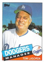 1985 Topps #601 Tommy Lasorda Los Angeles Dodgers ⚾ - £0.70 GBP