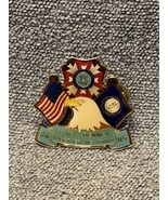 New VFW Together We Stand Bald Eagle Pin KG JD Veterans Foreign Wars - £9.34 GBP