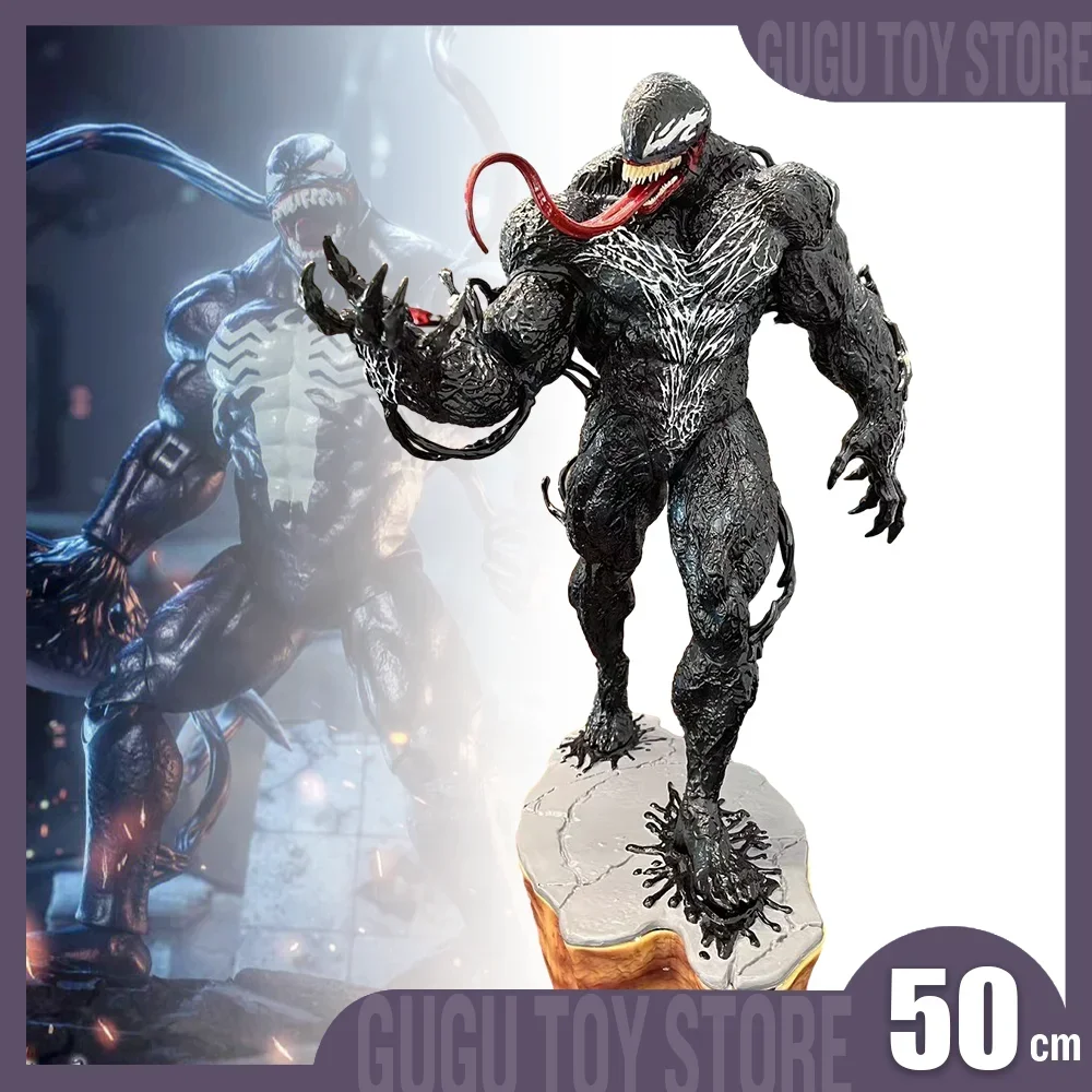 50cm Venom Figures Legends Series Action Figures Oversize Anime Spiderman Pvc - £183.30 GBP+