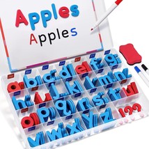 Classroom Magnetic Letters Kit 234 Pcs With Double-Side Magnet Board - Foam Alph - £33.40 GBP
