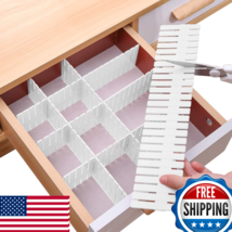 Bofoho 32pcs Adjustable Drawer Divider Organizer Separator White - $39.57