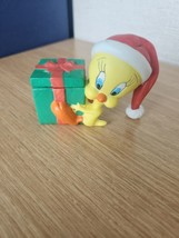 Vintage Looney Tunes Ceramic Christmas/Santa Tweety Bird Figurine  Warner Bros - $12.00