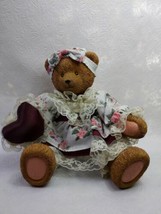 Russ Berries &amp; Co. bears w/ dress &amp; pillow Item # 14291  - $18.81