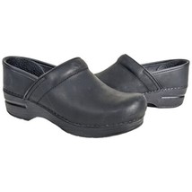 Dansko 212-020202 XP 2.0 Lightweight Leather Clogs Matte Black US 6.5 Narow 37 N - £39.97 GBP