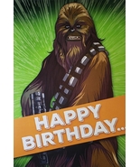 Star Wars  Chewbacca  Greeting Card Birthday  &quot;Happy Birthday&quot; - $3.89