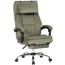 Big And Tall Executive Office Chair Footrest Headrest - $3,689.47 MXN