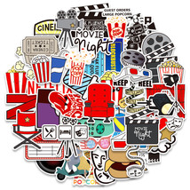 50 Pcs Movie Cinema Film Party Sticker For Laptop Bottle Motorcycle Skat... - $10.00
