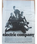 Investor Owned Electric Light &amp; Power Companies Print Magazine Ad 1968 - $94.45 MXN