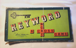 Parker Brothers 1953 Keyword A Crossword Board Game - Damaged Box - Comp... - $11.64