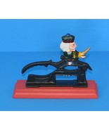 Dining/Vintage Cast Iron Cut Cracker-Soldier on Wood Base - $35.00
