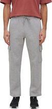 Reebok Men&#39;s Cargo Joggers Medium Grey Heather Size XL Identity Small Logo - $29.99
