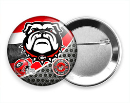 Georgia University Bulldogs Football Team Pin Pinback Button Sport Fan Gift Idea - £7.07 GBP