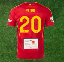 Pedri Spain Euro 2024 SIGNED Shirt/Jersey + COA - Pedri López - $99.95