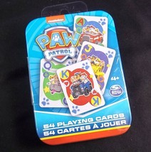 Paw Patrol playing cards in collector tin New Sealed - $6.95