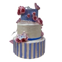 Kurt Adler Cake Fairies Wedding Cake  Ornament Tiered Resin Christmas NWT NOS - £8.19 GBP