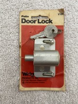 Vintage Wright Products Sliding Patio Door Lock w/2 Keys V104 - Unopened NOS - £7.03 GBP