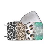 Car Sun Shade 55?x30?: Animal Print Collection (Leopard Print) - $46.11 CAD