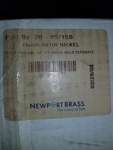 NEWPORT BRASS 20-06/15S DOUBLE TOWEL BAR Satin Nickel - PVD - £271.85 GBP