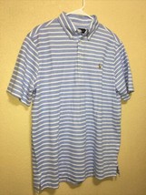 Polo Ralph Lauren Blue Stripe Classic Fit Knit Oxford Shirt sz M NEW - £65.63 GBP