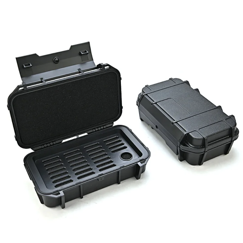 Waterproof Double Layer Plastic Airtight Survival Case Container Camping Storage - £22.16 GBP+
