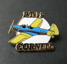 Fairchild PT-19 Cornell Primary Trainer WWII Aircraft Lapel Pin Badge 1.3 inches - £4.46 GBP