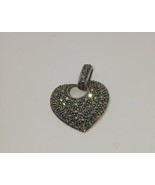 925 Marcasite Heart Pendant - $68.38 CAD