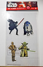 Star Wars Gemmy 4 Pieces Gel Clings 2015 Disney 0677483 - £7.43 GBP