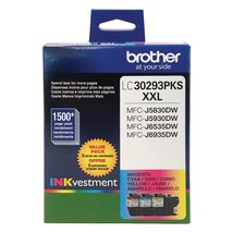 Brother LC30293PK Super High Yield 3 Pack Ink Cyan/Magenta/Yellow - £56.75 GBP