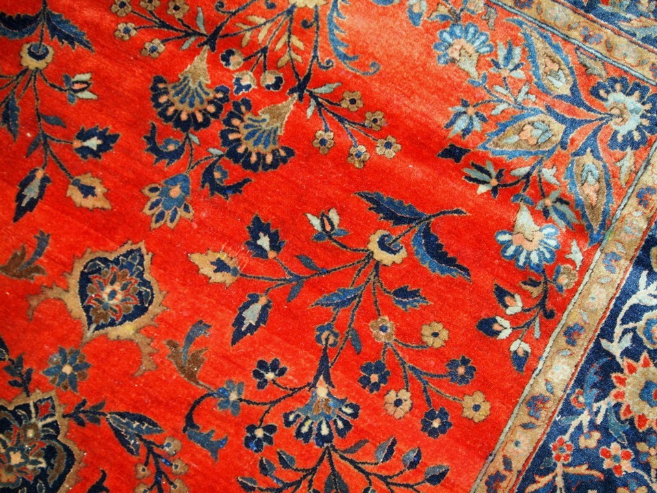 Handmade antique Oriental rug 4' x 6.4' (122cm x 195cm) 1920s - 1B785 Item image 3