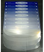 8 Face Shield Non Medical Splash Protection Full Face Cover Lot USA Seller - £11.74 GBP