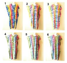 KG60 Tie Dye Hippie Caftan Sheen Batwing Plus Kaftan Dolman Maxi Dress -... - $29.90