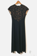 VTG Jeffrey &amp; Dara Evenings Wm 6 Dress Cocktail Black Overlay Lace Bodice - £18.62 GBP