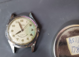 Vintage 40&#39;s 50&#39;s Devon Men&#39;s wrist Watch 17 Jewel Incablock Unbreakable  as1187 - £48.59 GBP